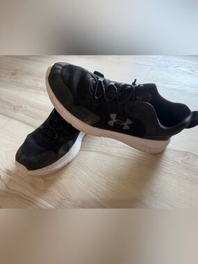 Under Armour Women’s Black and White Athletic Sneakers